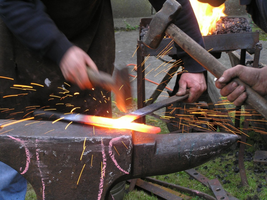 Traditional blacksmithing with Paul Devlin