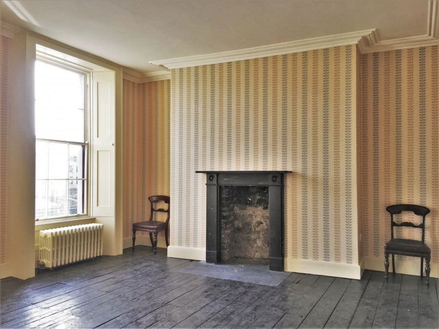 1840s interior, 18 Ormond Quay Upper, Dublin 