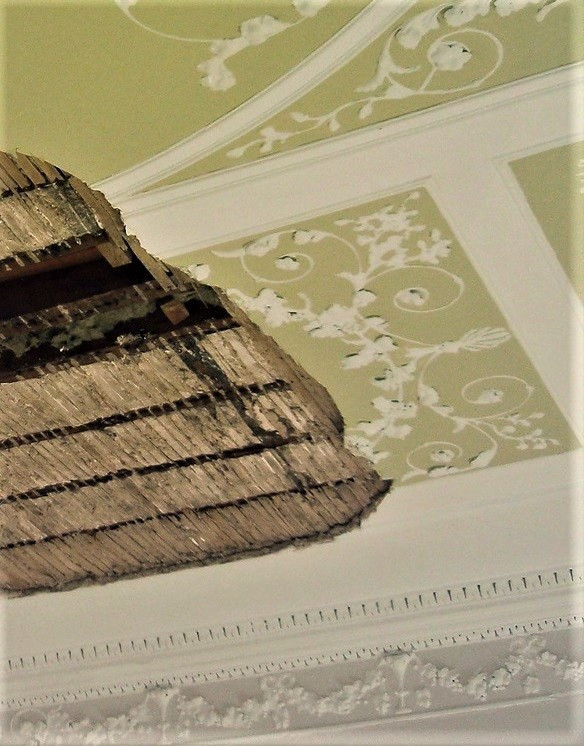 Lath-and-plaster decorative ceiling repairs
